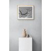 Midday shadows. Gray minimalist abstract painting - New Media canvas print by Cairyna with delivery